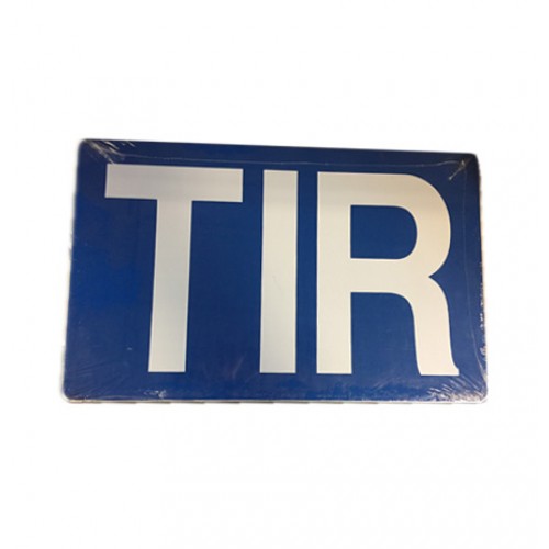TIR plate Al 400x250 mm | Ecobaltic.lt - truck and trailer parts