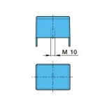 Lingės atrama  80x61x70  (Plastikas)