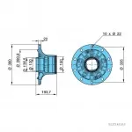 Hub SKHB-9010 280/335/10x22  EP2