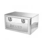 Polished Stainless Steel Toolbox BAWER EVO,