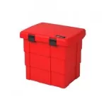 Plastic PIT BOX 650x500x570 108L Red