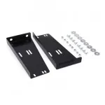 Horizontal steel brackets, black    L-337/ 