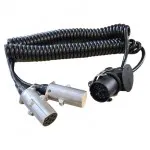 Spiralinis adapteris 15/24V metalinės jung