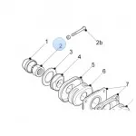 Castellated nut M45x3