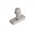 Stainless steel fixing insert for aluminium